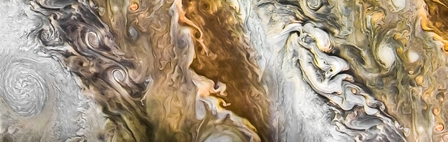 105: NASA Juno spacecraft image of Jupiter